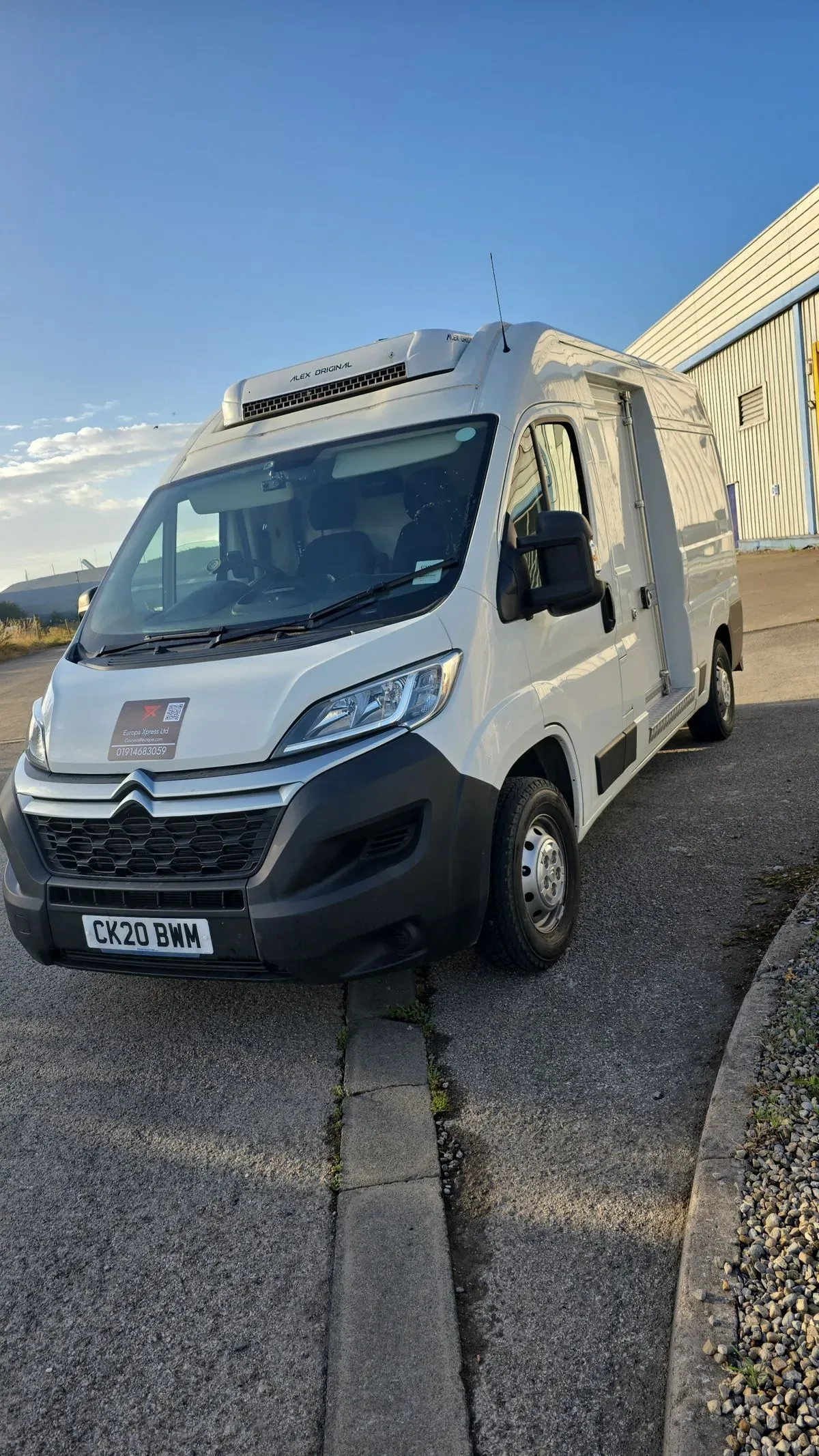 Europa Xpress dual temperature vans for chilled and frozen deliveries