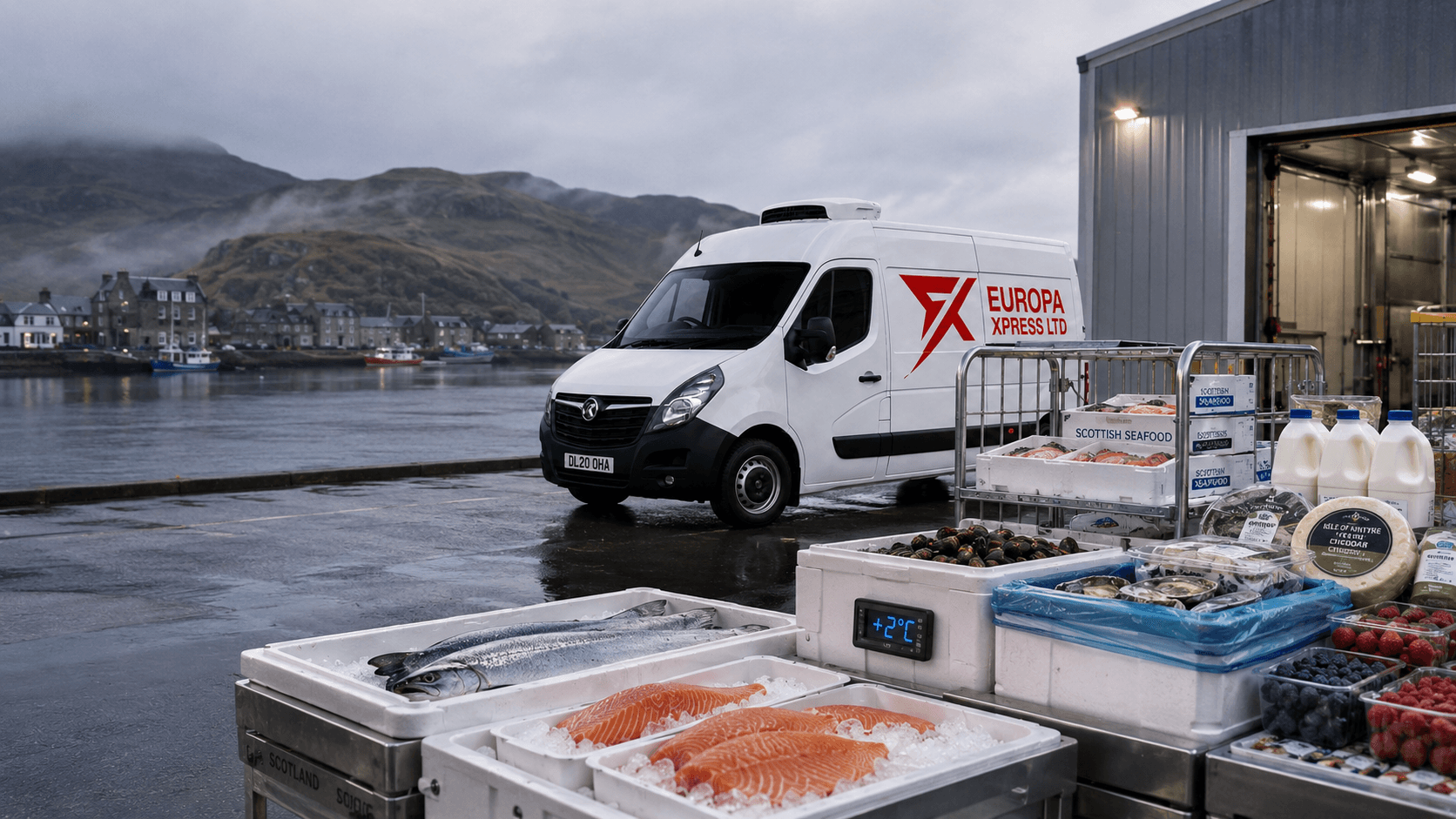 Fish and refrigerated van | Europa Xpress Ltd