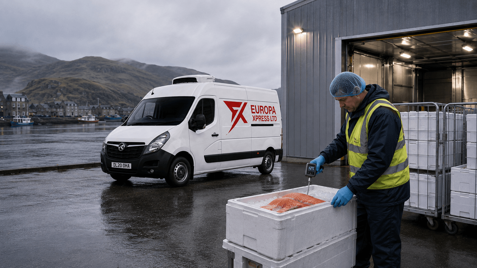 Seafood UK to Paris | Europa Xpress Ltd