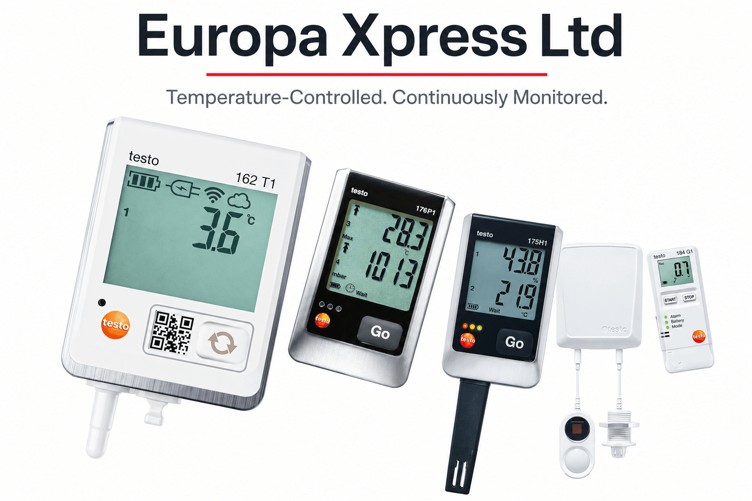 Europa Xpress Ltd Temperature-Controlled data loggers
