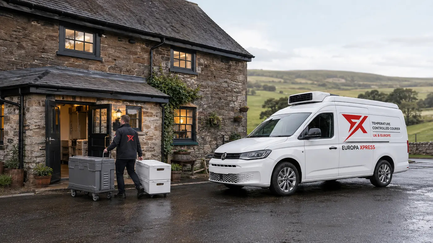 rural pubs and restaurant urgent delivery Europa Xpress